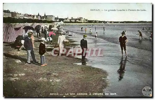 Ansichtskarte AK Royan La Grande Conche a l&#39Heure Du Bain