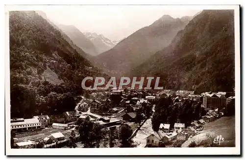 Ansichtskarte AK Cauterets Vue Generale Sur La Ville Et Fond De Lutour L&#39Aroiden