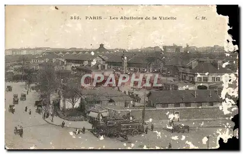 Cartes postales Paris Les Abaltoirs de la Villette