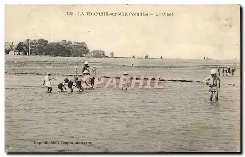 Cartes postales La Tranche Sur Mer La Plage Enfants