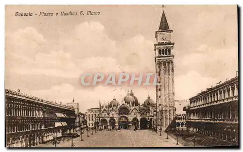 Cartes postales Venezia Piazza e Basilica S Marco