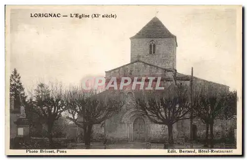 Cartes postales Lorignac l&#39Eglise