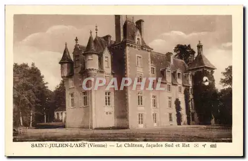 Cartes postalesSaint Julien L&#39Ars Le parc vu du Chateau facades Sud et Est