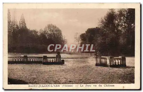 Cartes postalesSaint Julien L&#39Ars Le parc vu du Chateau