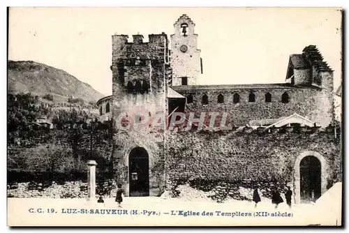 Cartes postales Luz St Sauveur L&#39Eglise des Templiers