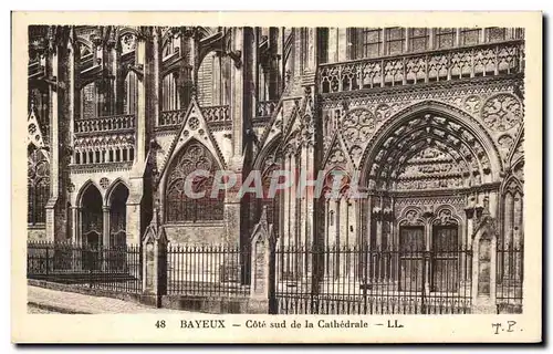 Cartes postales Bayeux Cote Sud De La Cathedrale