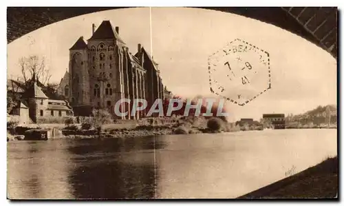 Ansichtskarte AK L&#39Abbaye De Solesmes Vue Sous Le Pont