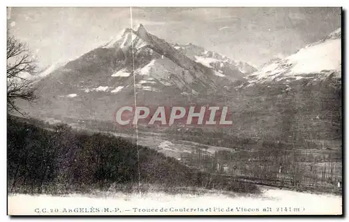 Cartes postales Argeles Trouee De Cauterets Et Pic De Viscos