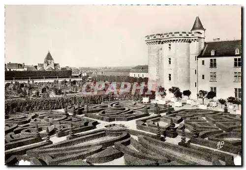 Cartes postales moderne Villandry Le Donjon et les Jardins