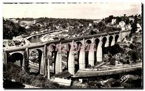 Cartes postales moderne Dinan Le Viaduc et la Rance