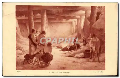 Cartes postales L'Arrivee des Bergers