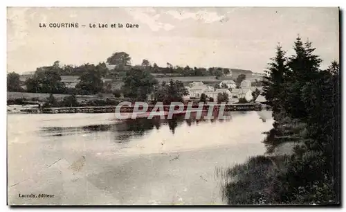 Cartes postales La Courtine Le Lac et la Gare