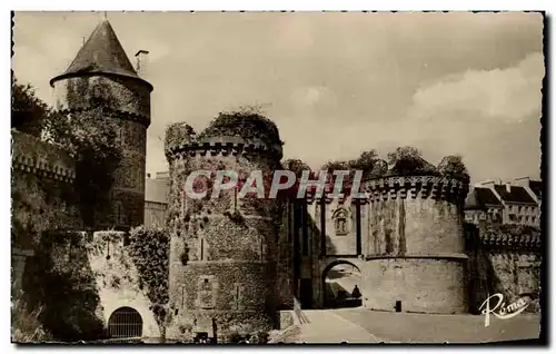 Moderne Karte Fougeres Porte Notre Dame