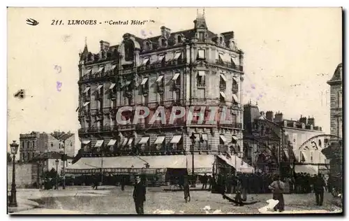 Cartes postales Limoges Central Hotel
