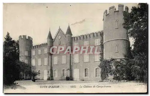 Cartes postales Cote D'Azur Le Chateau de Carquiranne
