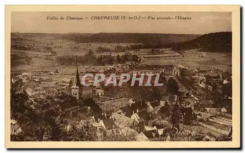 Ansichtskarte AK Vallee De Chevreuse Chevreuse Vue Generale L&#39Hosplce