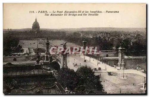 Ansichtskarte AK Paris Le Port Alexandre III Et Les Invalides