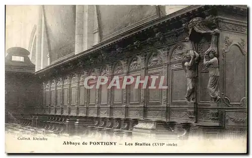 Cartes postales Abbaye De Pontigny Les Stalles