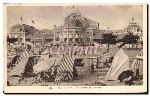 Cartes postales Royan Le Casino et la Plage