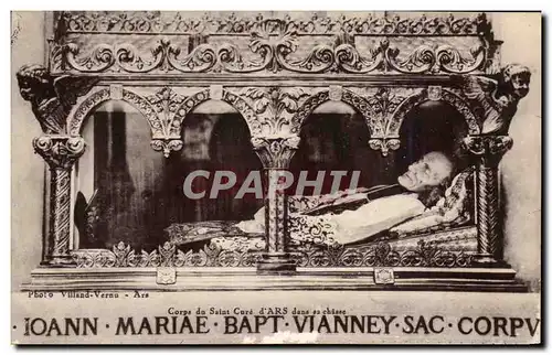 Cartes postales Corps du Saint Cure d'Ars