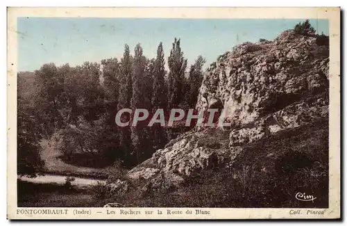 Cartes postales Fontcombault Les Rochers sur la Route du Blanc