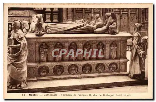 Cartes postales Nantes Cathedrale Tombeau de Francois II duc de Bretagne