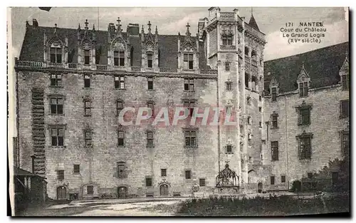 Cartes postales Nante Cour du Chateau Le Grand Logis