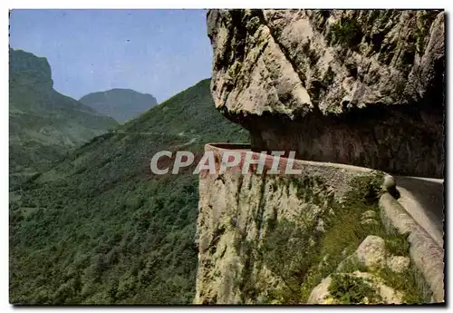 Moderne Karte Le Royans Pittoresque Route des Grands Goulets Les Gorges de la Bourne