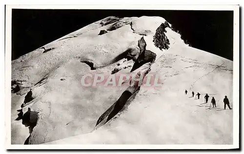 Ansichtskarte AK Chamonix Sommet du Mt Blanc vu des Bosses du Dromadaire
