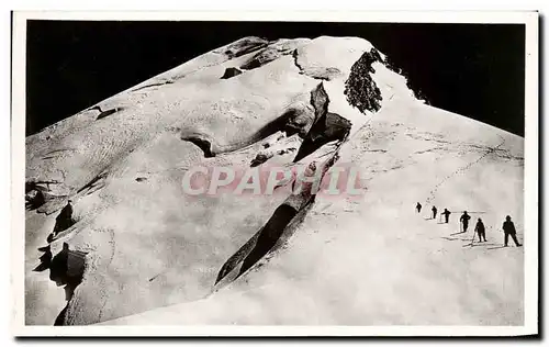 Cartes postales Chamonix Sommet du Mt Blanc vu des Bosses du Dromadaire