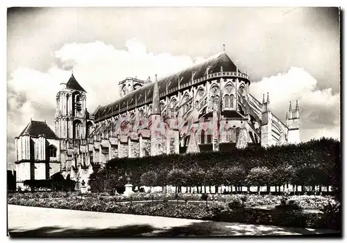 Cartes postales Bourges Cathedrale St Etienne Portail Vue d&#39ensemble prise du Sud Est