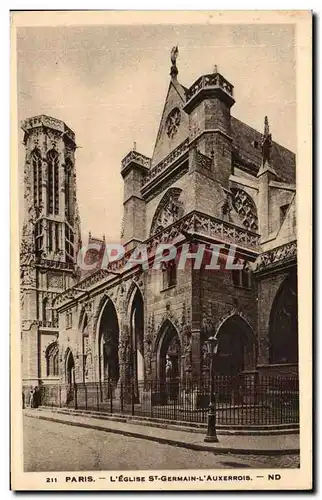 Cartes postales Paris L&#39Eglise St Germain L&#39Auxerrois