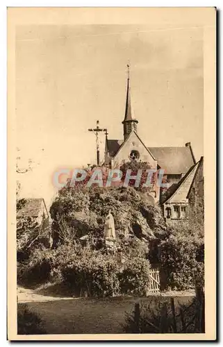 Ansichtskarte AK France Royaume De Marie Sancuaire De Notre Dame De Behuard La vierge du rocher