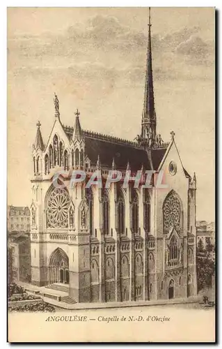 Cartes postales Angouleme Chapelle De ND d'Obezine