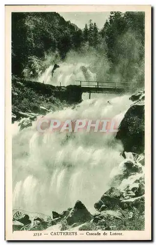 Ansichtskarte AK Cauterets Cascade De Lutour