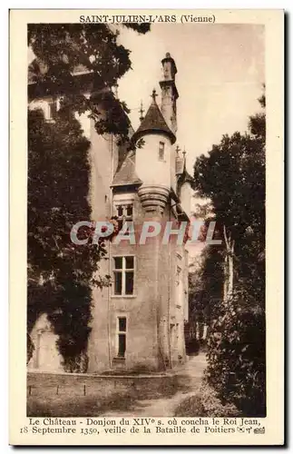 Cartes postales Saint Julien L'Ars Le Chateau Donjon