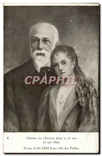 Cartes postales Therese De L'Enfant Jesus Et Son Pere