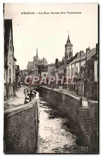 Ansichtskarte AK Amiens La Rue Basse des Tanneurs Enfants