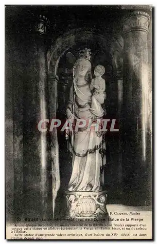 Cartes postales Bouee Interieur de I&#39Eglise Statue de la Vierge