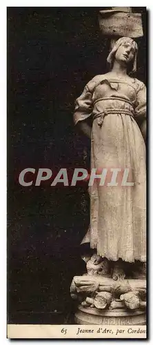 Cartes postales Jeanne d&#39Arc Par Cordonnier