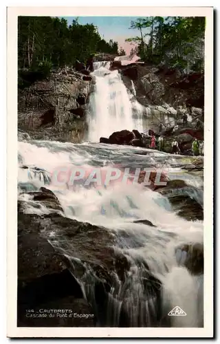 Cartes postales Cauterets Cascade du Pont d&#39Espagne