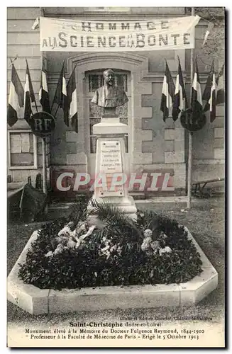 Cartes postales Saint Christophe Monument eleve a La Memoire du Docteur Fulgence Ramond