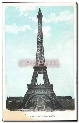 Cartes postales Paris La Tour Eiffel