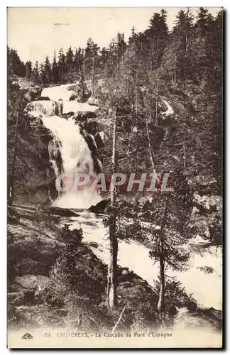 Cartes postales Cauterets Le Cascade du Pont d&#39Espagne