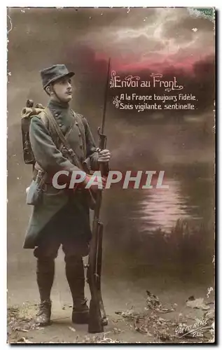 Ansichtskarte AK Envoi au Front Militaria