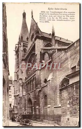 Cartes postales Eglise Saint Severin Paris