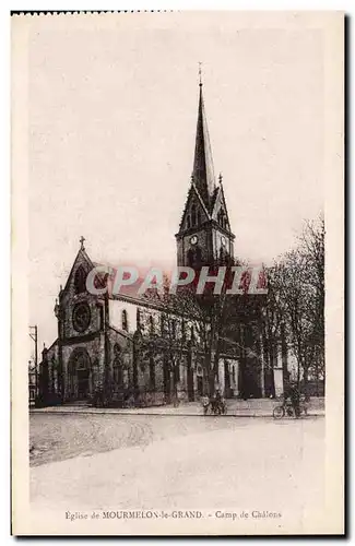 Cartes postales Eglise de Mourmelon le Grand Camp de Chalons