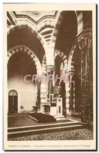 Cartes postales Paray Le Monial Chapelle de la Colombiere Sanctuaire et Transept