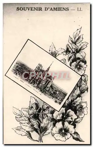 Cartes postales Souvenir D'Amiens