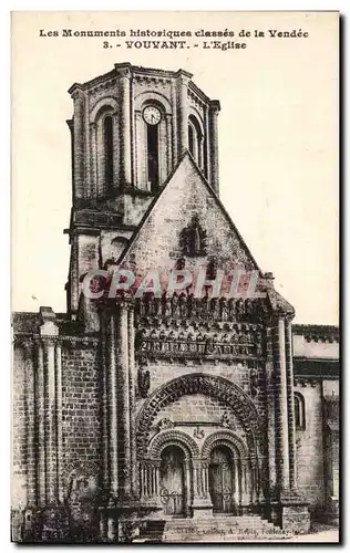 Cartes postales Vouvant l'Eglise